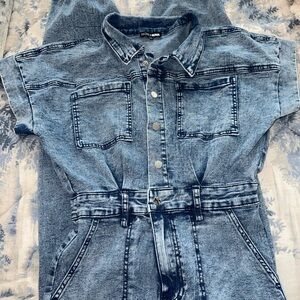 Fashion Nova Denim Jumpsuit